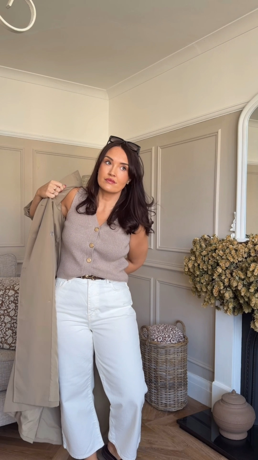 Day 4 of spring outfits 💕 I love a white jean with a neutral knit in spring 🥰

#LTKuk #LTKspring #LTKjeans
