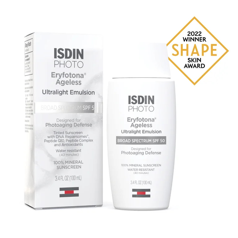 ISDIN Eryfotona Ageless Tinted Mineral Sunscreen SPF 50 Zinc Oxide 3.4 fl. oz. - Walmart.com | Walmart (US)