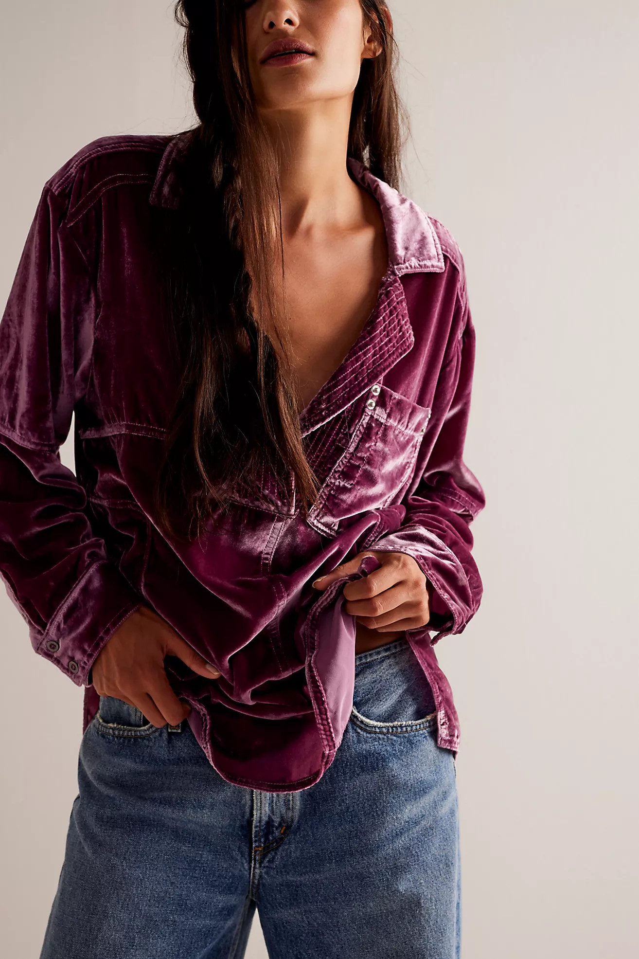 Peyton Velvet Pullover | Free People (Global - UK&FR Excluded)