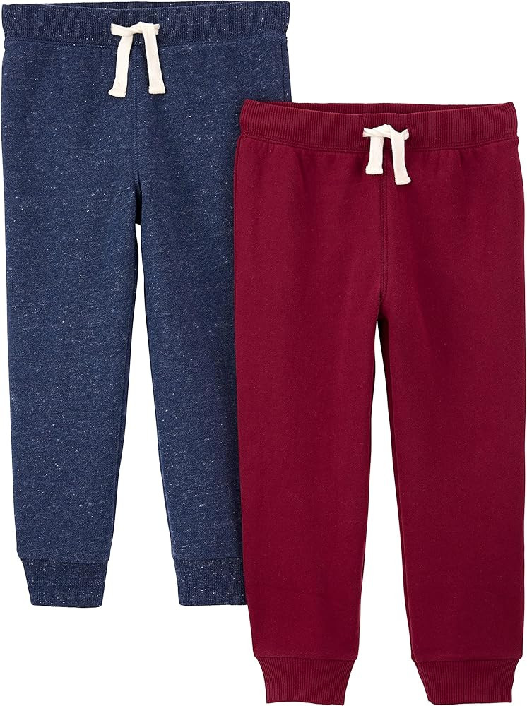 Simple Joys by Carter's Boys' 2-Pack Pull on Fleece Pants | Amazon (US)