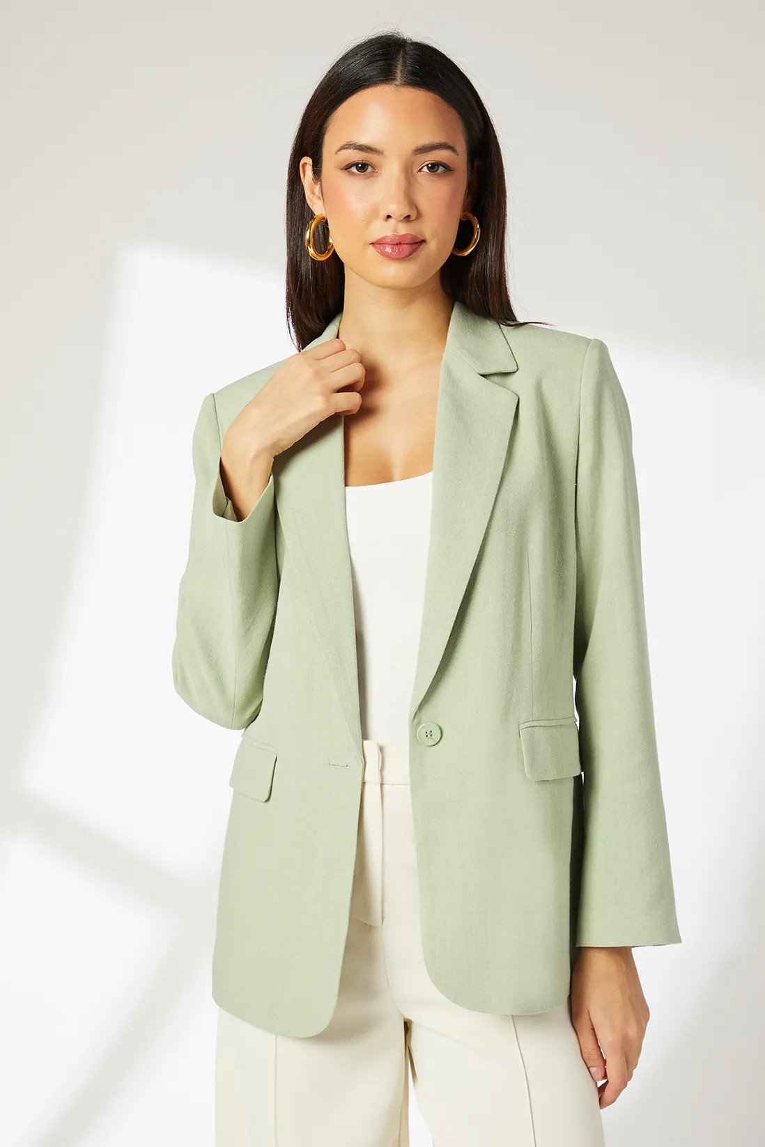 Jackets & Coats | Single Breasted Collared Blazer | Principles | Debenhams UK