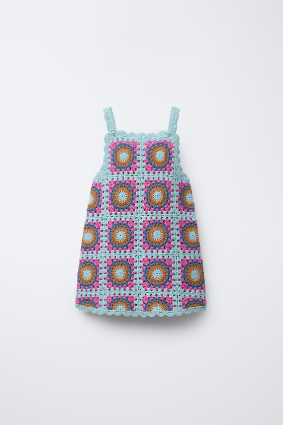 CROCHET KNIT DRESS | Zara US