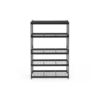 Project Source Utility Shelving Metal Heavy Duty 5-Tier Utility Shelving Unit (48-in W x 24-in D ... | Lowe's