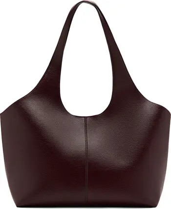 Large Faux Leather Shopper Tote | Nordstrom