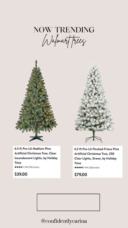 These Walmart trees are trending and best sellers for a reason! They’re beautiful in person and the price is GREAT! 🎄✨ 

#LTKGiftGuide #LTKSeasonal #LTKHoliday