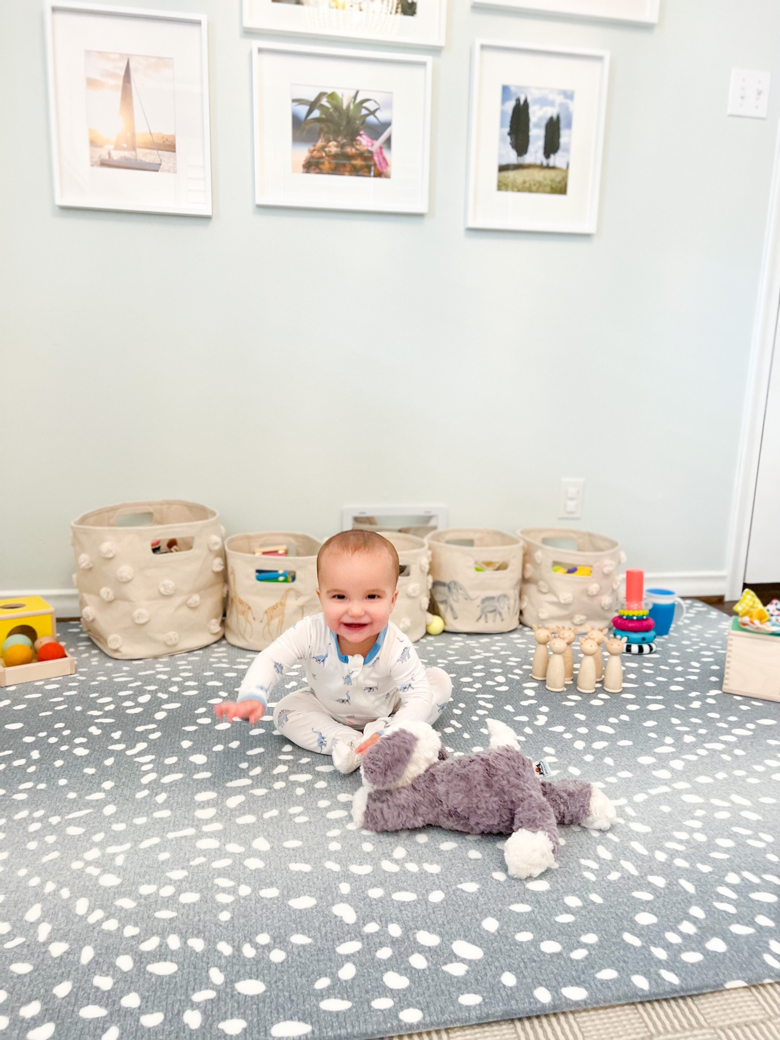 This play mat is everything! Reversible, foam, wipeable. It is so soft and makes play time so easy! 🤍

All the same mat, just different patterns! 

#LTKbaby #LTKfamily #LTKkids