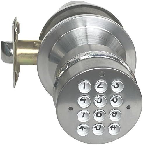 SoHoMiLL Electronic Door Knob (Spring Latch Lock; Not Deadbolt; Not Phone Connected), Single Fron... | Amazon (US)