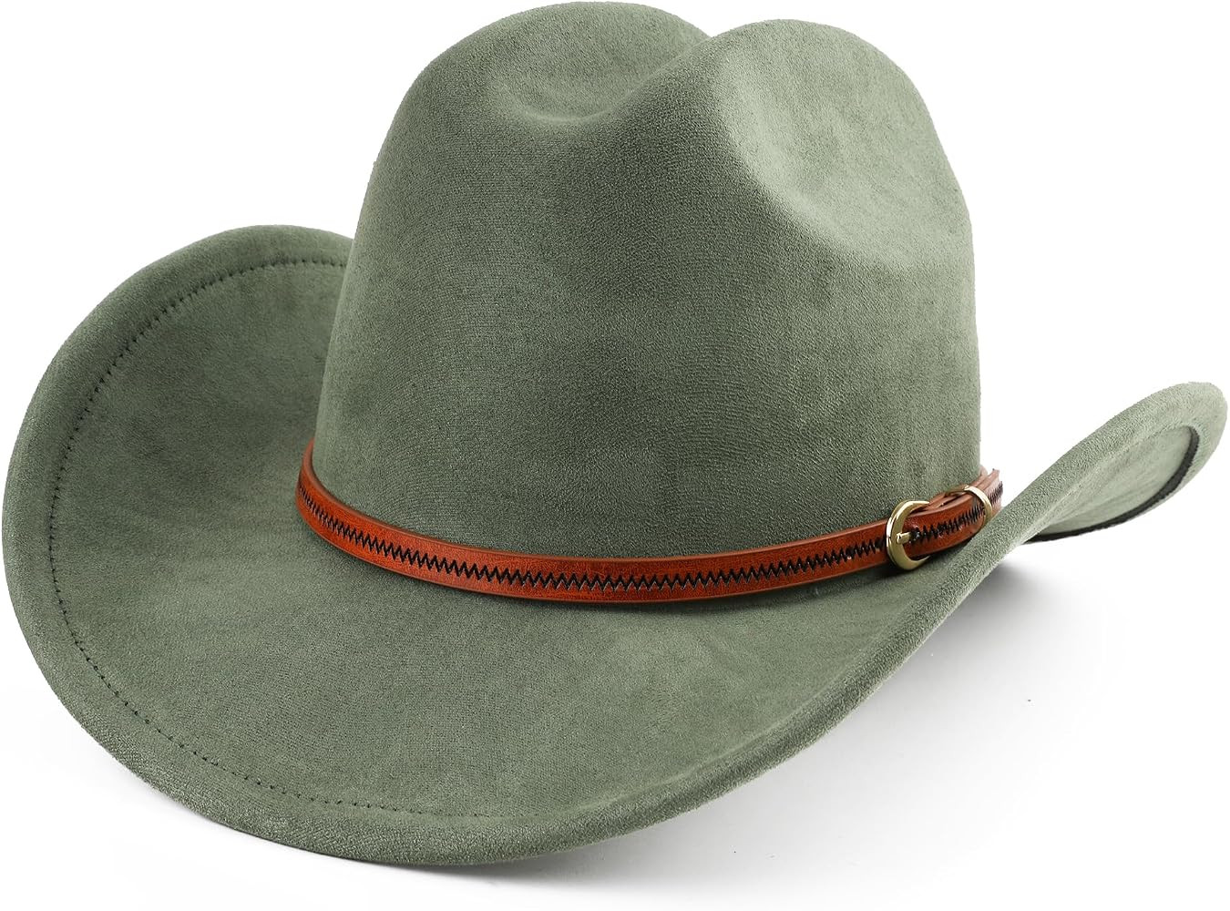Cowboy Hat for Women and Men Wide Brim Western Cowgirl Hat | Amazon (US)