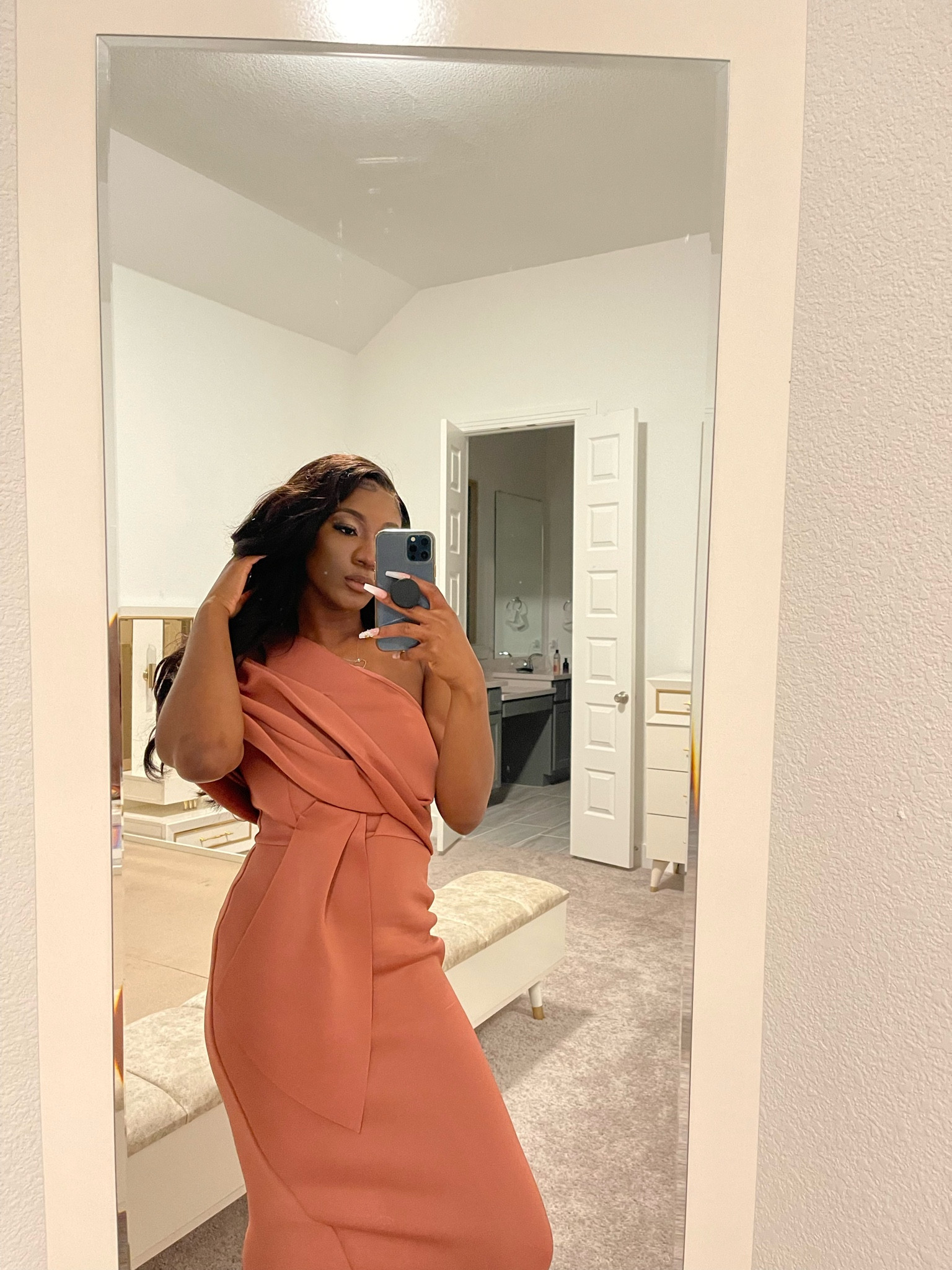 ASOS DESIGN peekaboo shoulder tuck midi dress! Total show stopper and absolutely stunning for any occasion 

#LTKfindsunder100 #LTKstyletip #LTKsalealert