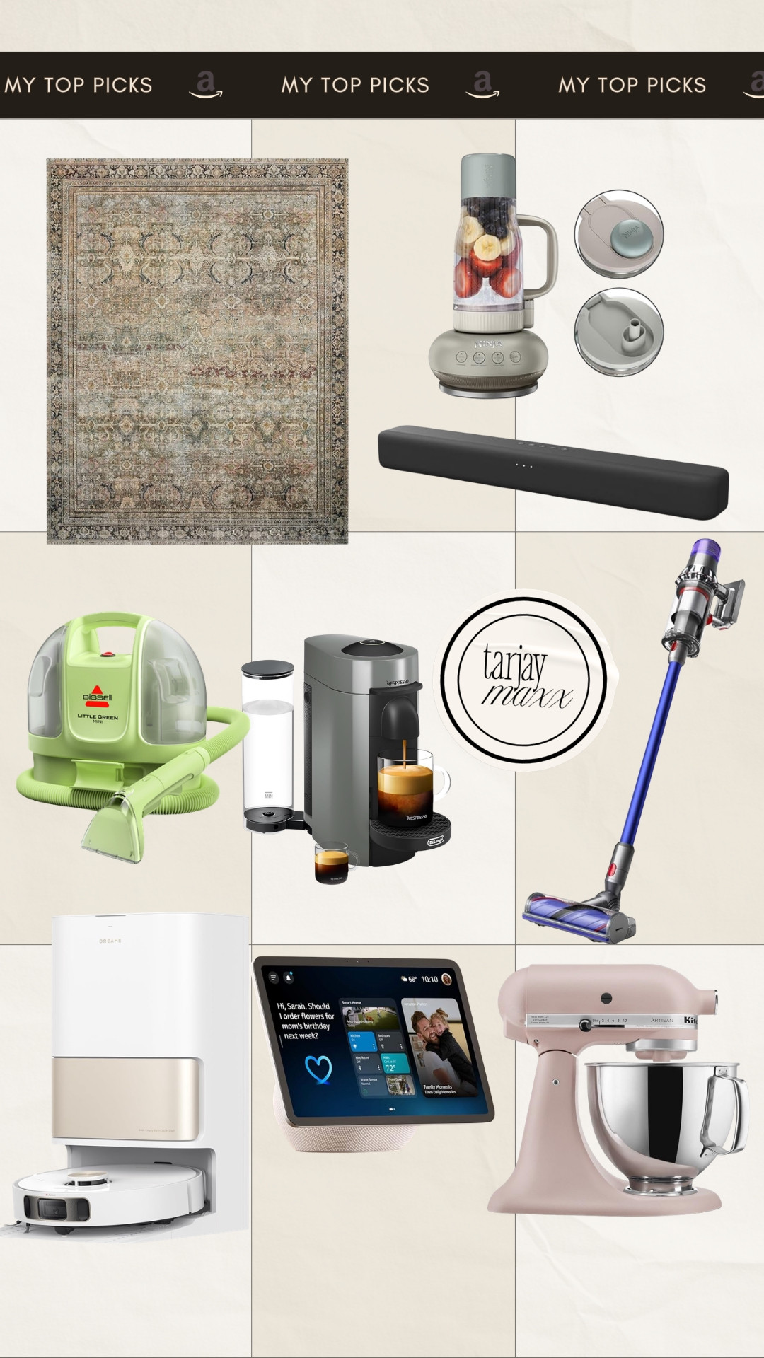 Give your space the upgrade it deserves with these major Presidents Day home deals from Amazon. Whether you have been eyeing a classic KitchenAid stand mixer in that perfect neutral pink or need the power of a Dyson vacuum to keep things tidy, the holiday savings are finally live. From high-tech robot vacuums and Nespresso machines to those viral aesthetic blenders and cozy rugs, these are the home essentials worth grabbing while the prices are slashed. chocolate brown outfit, date night outfits, silver hardware, gallery wall, valentines outfit women, knits and shawls, statement coat, valentines day outfit women, vacation outfits beach, valentines date night outfit, Amazon Home, Amazon Finds, Presidents Day Deals 

 #LTKNYFW #LTKdayinmylife #LTKgrwm