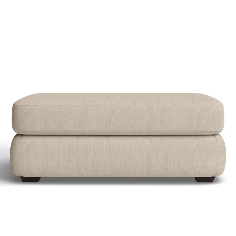 Emilio Upholstered Ottoman | Birch Lane