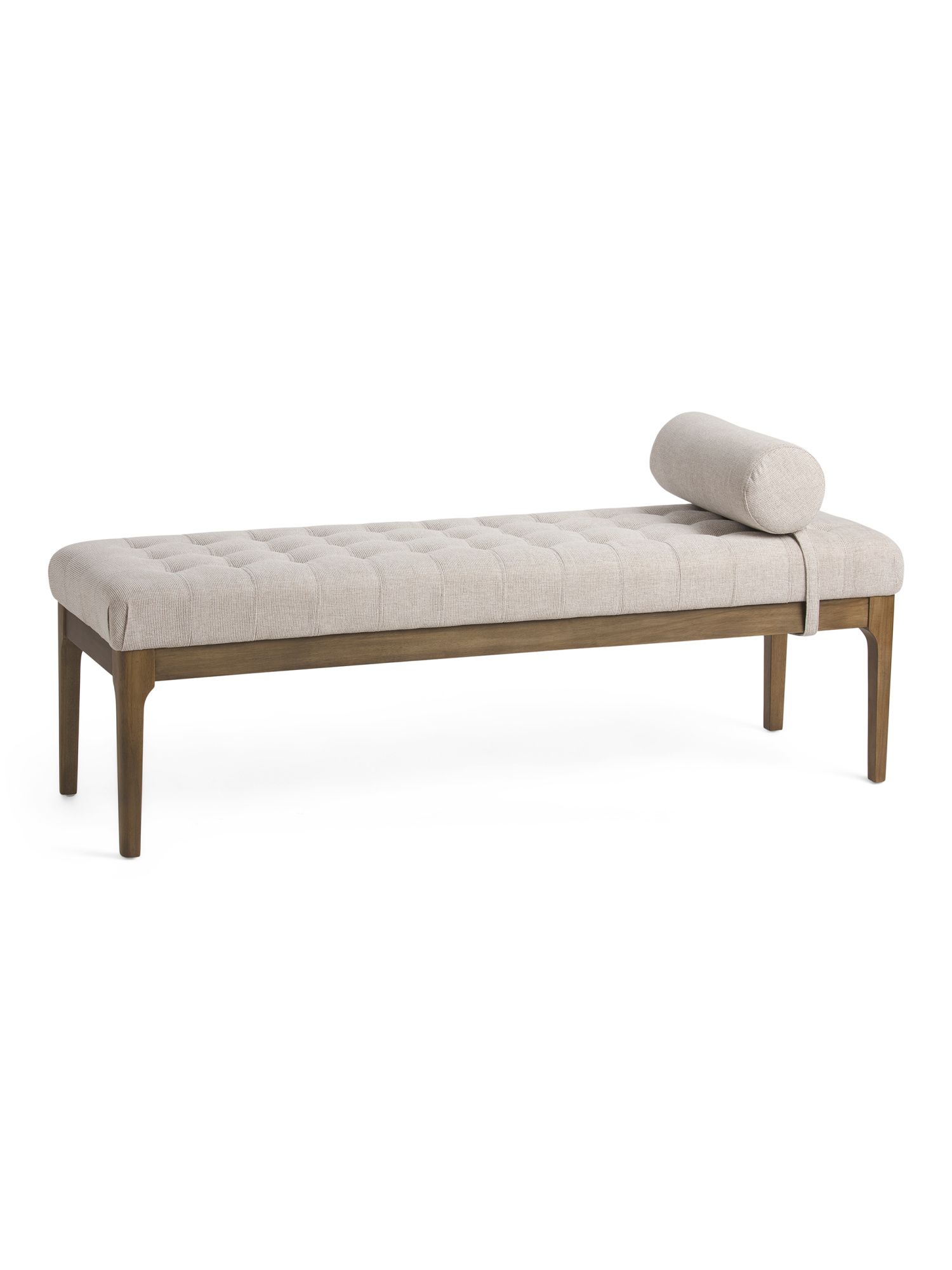 Wood Framed Bench With Pillow | TJ Maxx