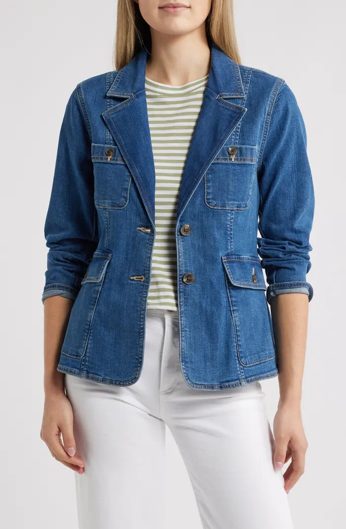 Patch Pocket Denim Blazer | Nordstrom