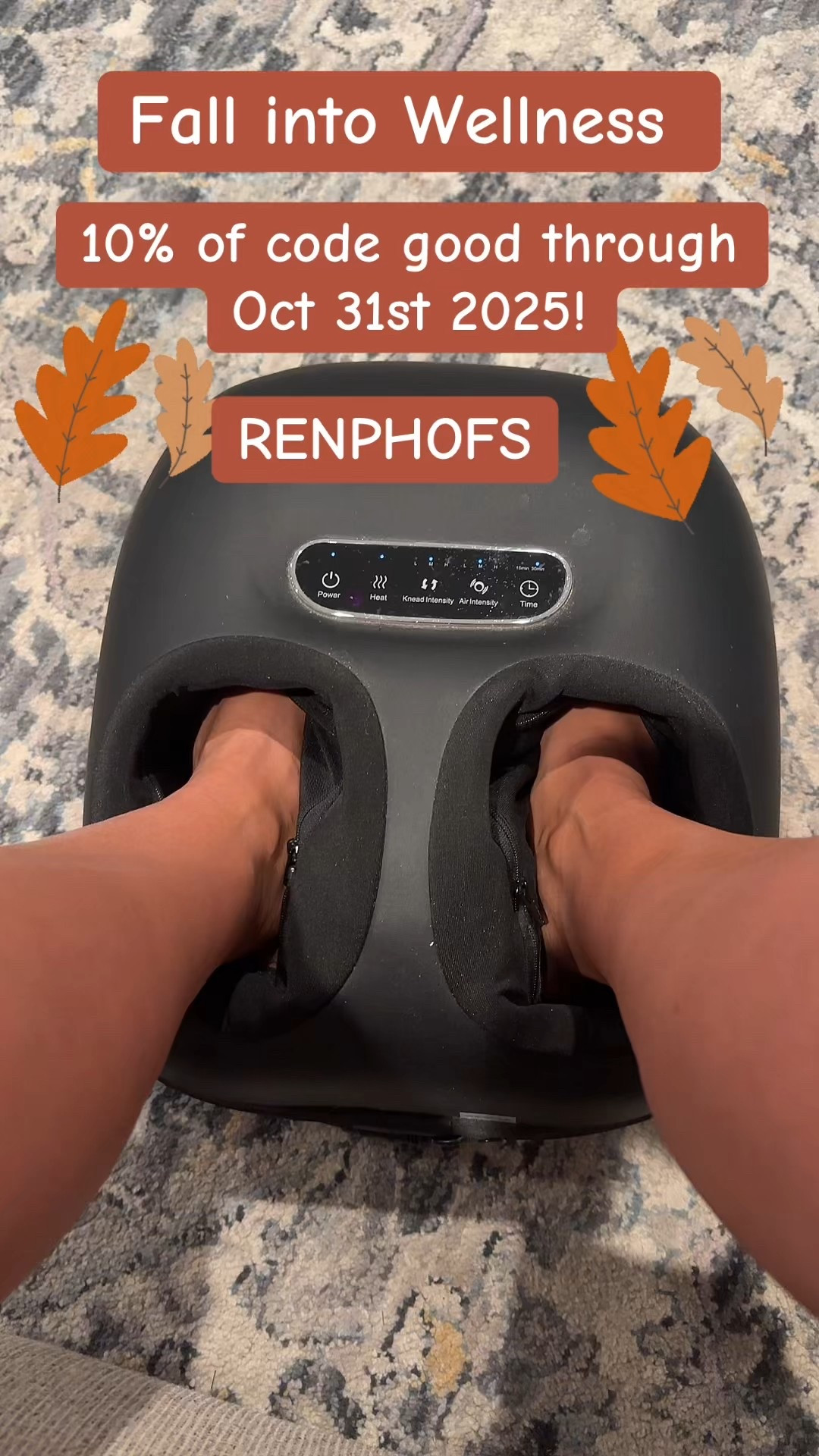Fall into wellness with the only way I will get a foot massage.   So relaxing and so many benefits! 

#LTKSaleAlert #LTKFamily #LTKU