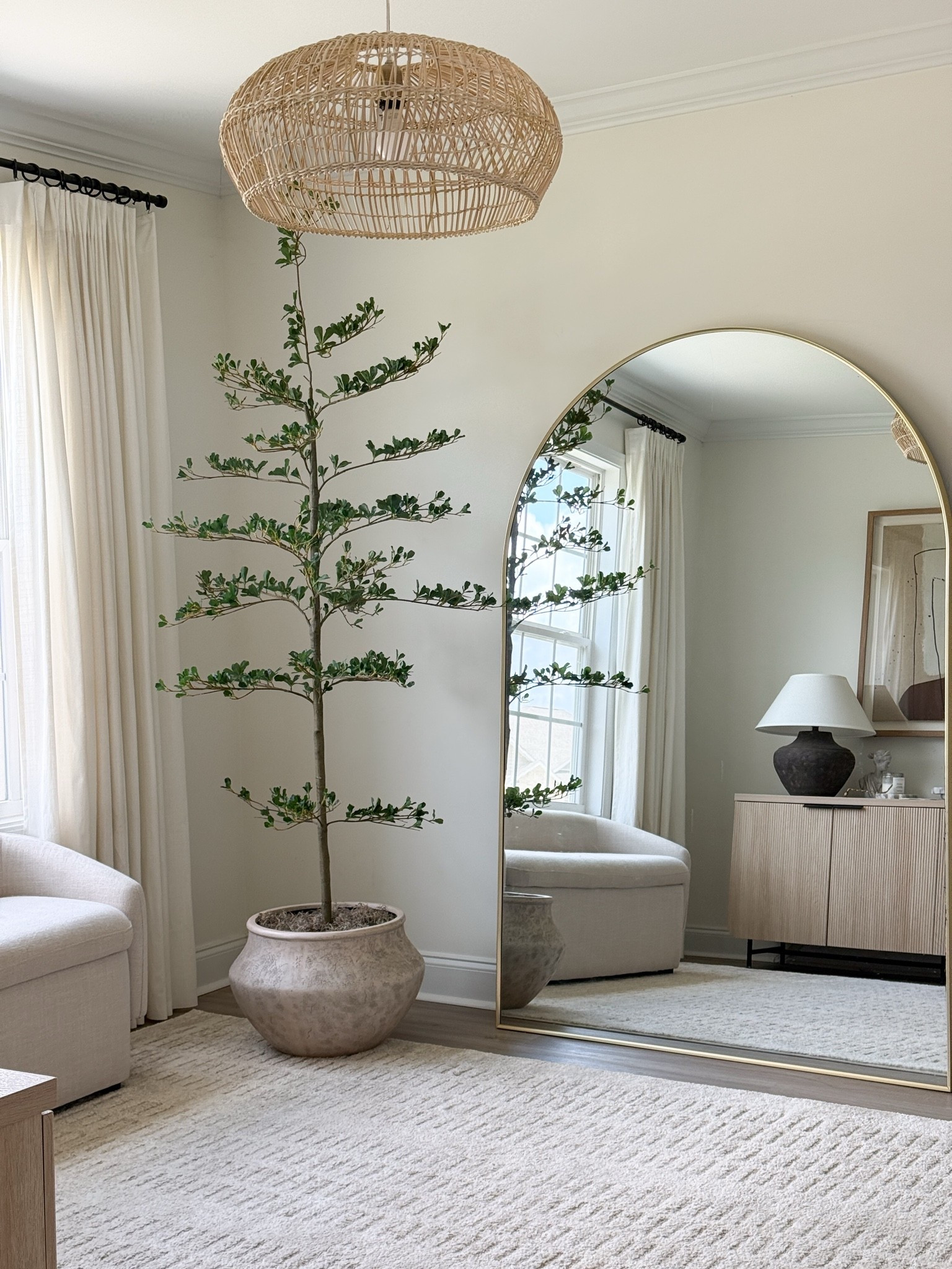 The perfect black olive tree! I have the 7ft and a medium size planter.

#LTKHome