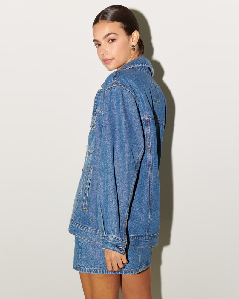 Denim Trucker Jacket | Abercrombie & Fitch (US)