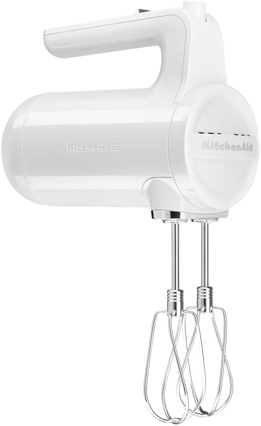 KitchenAid Cordless 7 Speed Hand Mixer - KHMB732, White | Amazon (US)