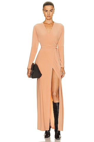 Dolman Wrap Straight Gown | FWRD 