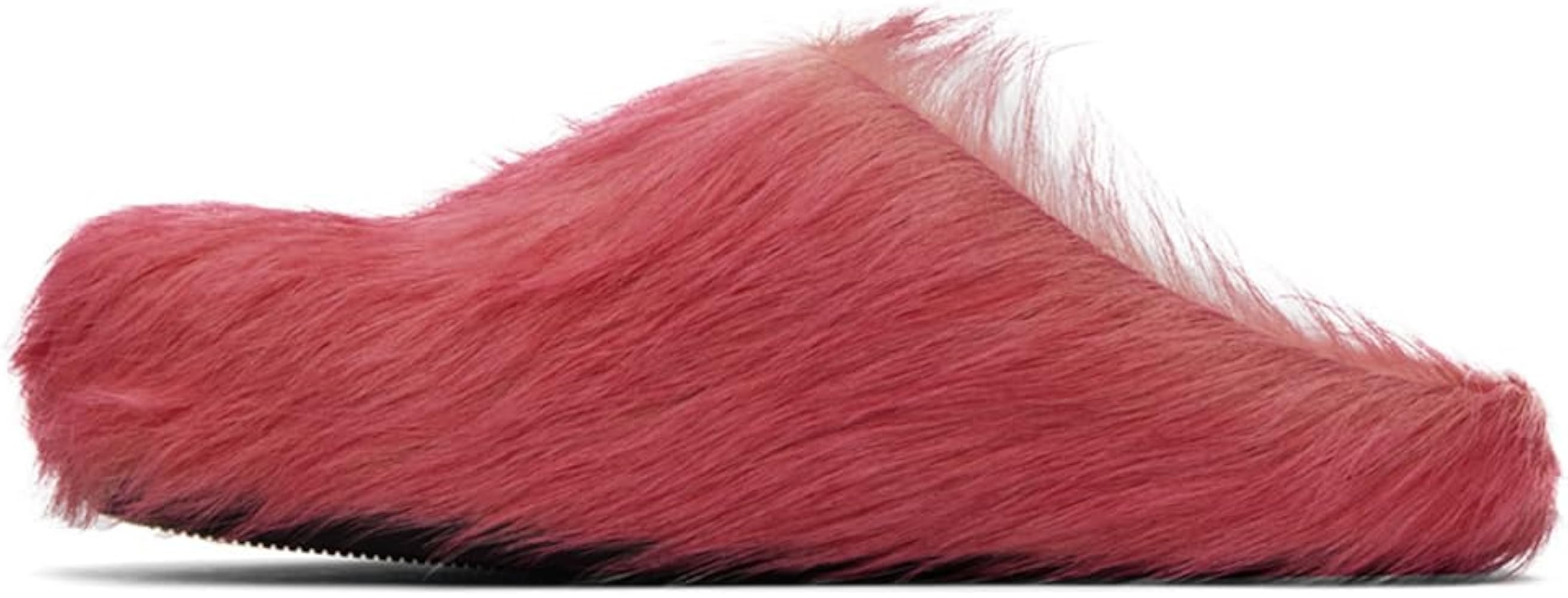 Vertundy Women's Fur Mules Slip On Real Fur Slides Flat Round Toe Platform Fuzzy Clogs Shoes | Amazon (US)