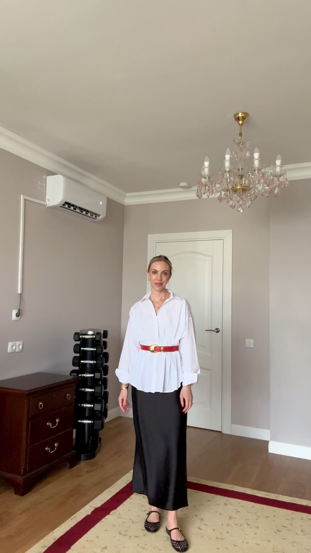 Summer workwear, summer date night, @Zara button down shirt, satin maxi skirt, jelly shoes

#LTKOver40 #LTKSeasonal #LTKgrwm