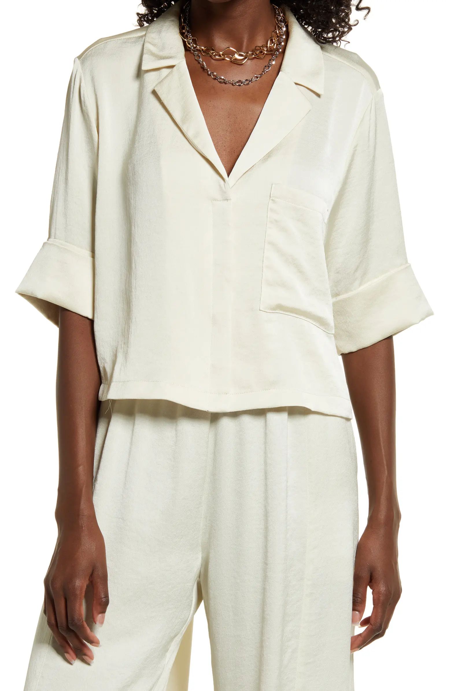 Boxy Camp Shirt | Nordstrom