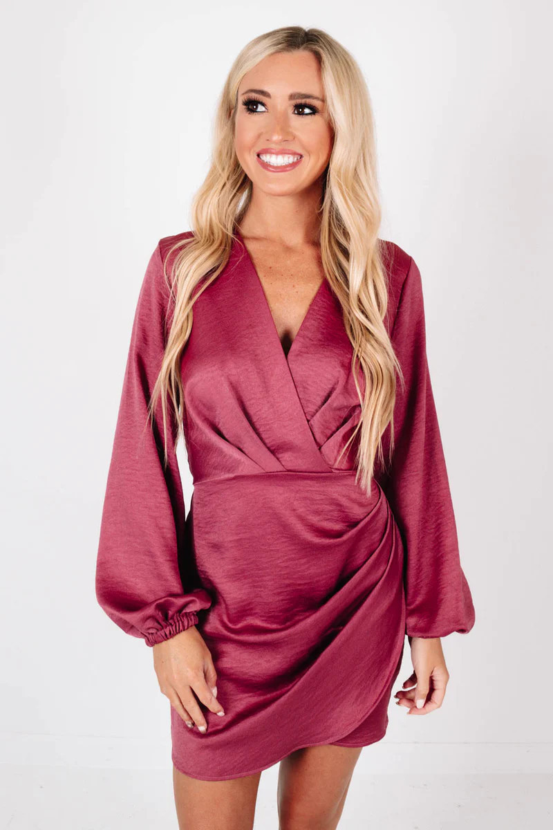 Time Of Our Lives Dress - Mauve | The Impeccable Pig