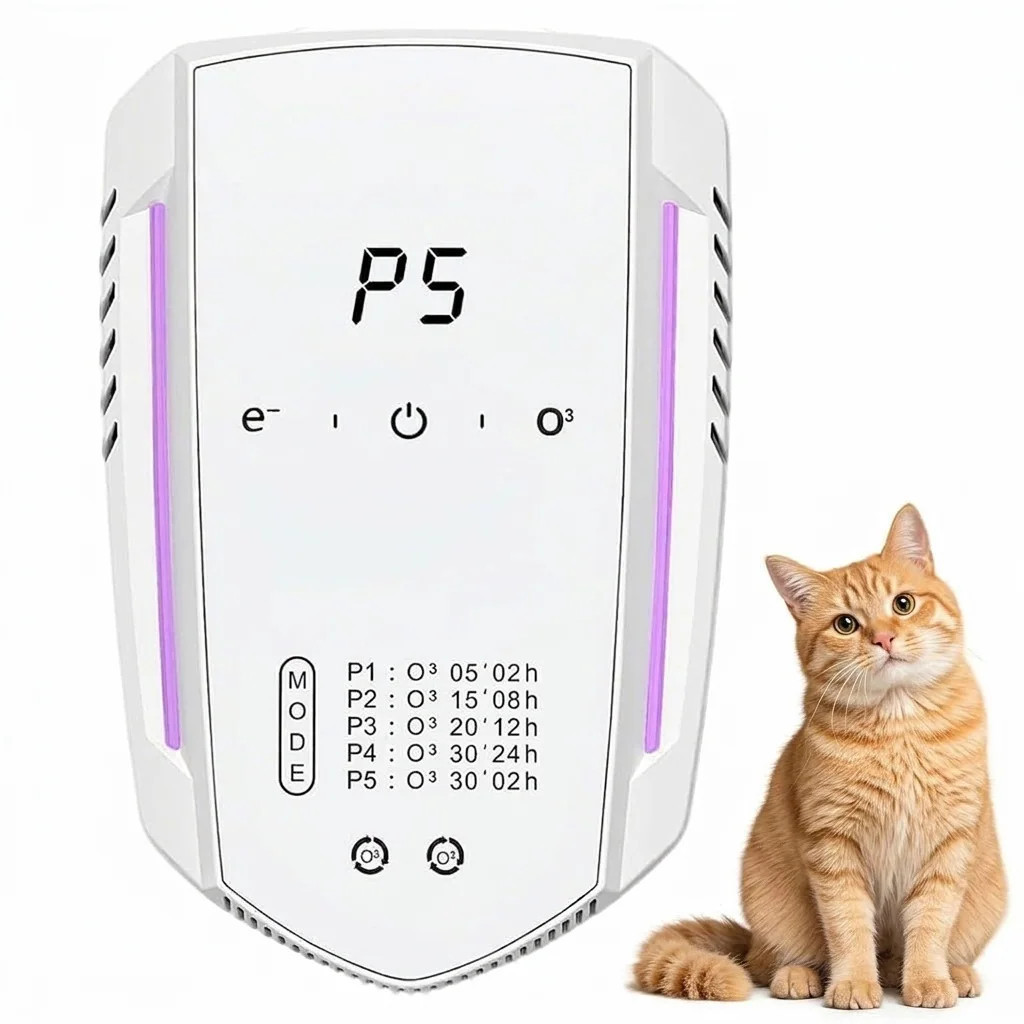 Misopily Air Ionizer Ozone Generator Odor Eliminator for Pets Litter Box Room Toilet Garage Car Smoke Removal Quiet Filter Free Compact Design | Lowe's