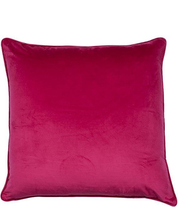 Pillow Oversized Velvet Reversible Square Pillow | Dillard's