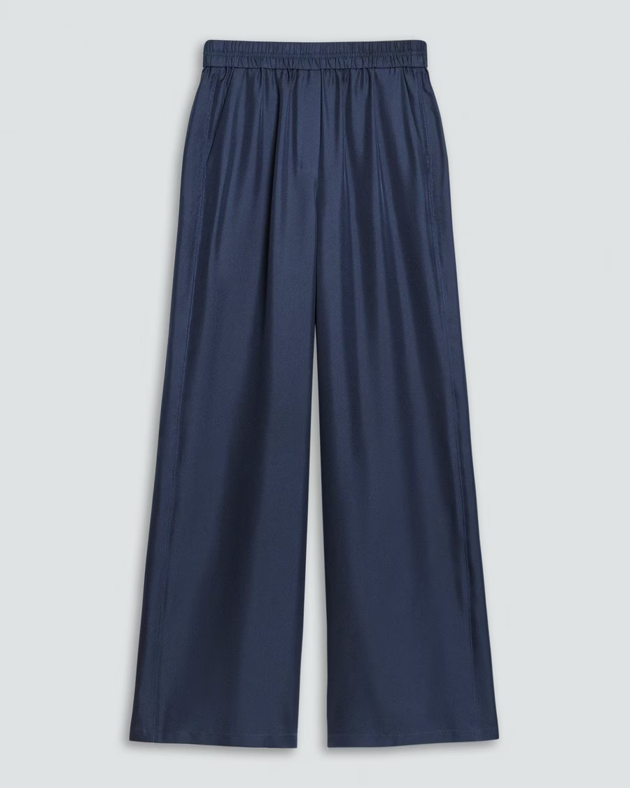 Pull-On Track Pant in Mod Silk Twill | Theory