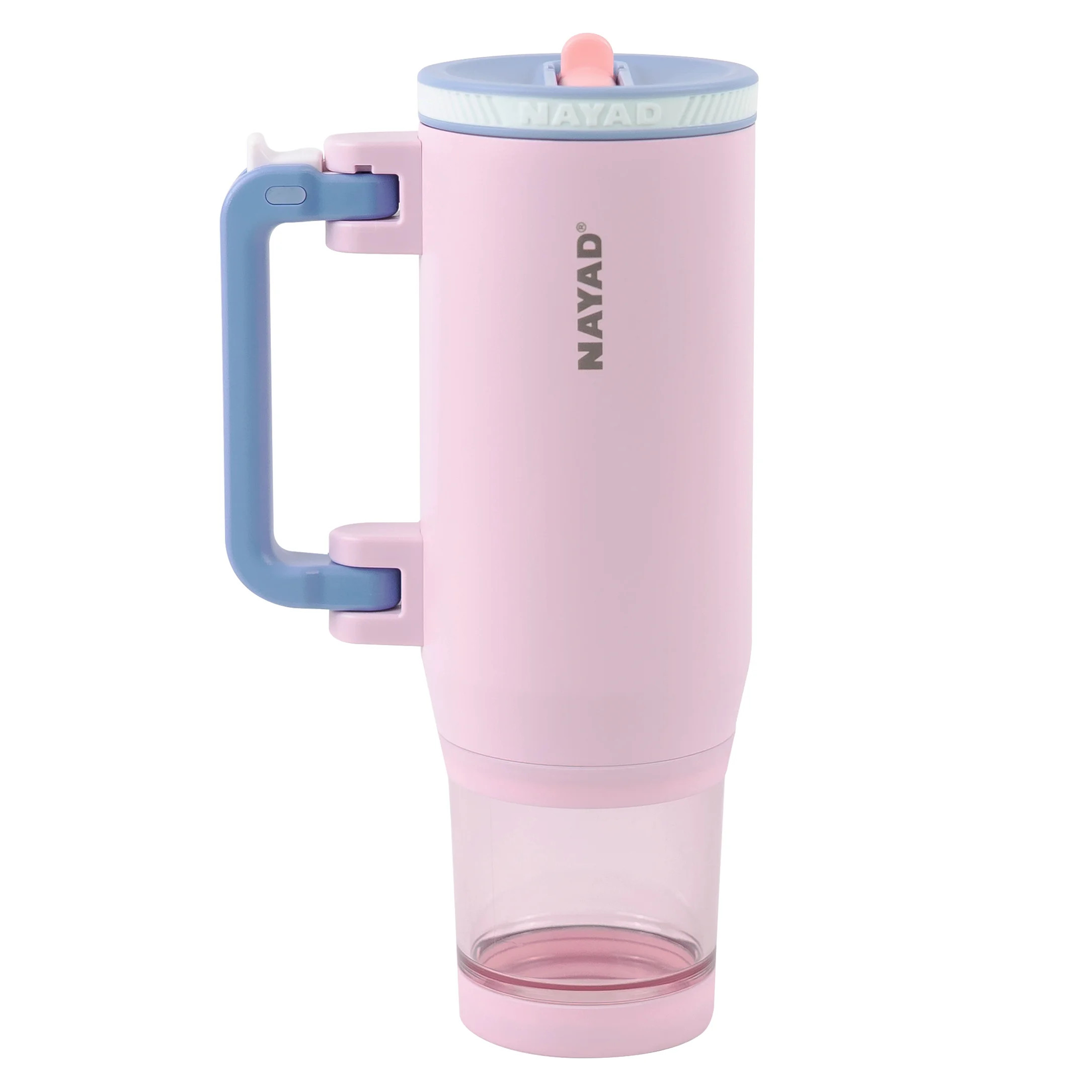 HydroStash (Blush Nectar) 2-in-1 Tumbler 33oz(23 water+10 storage) Leak-Proof Insulated Bottle wi... | Walmart (US)