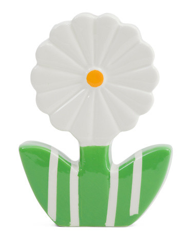 6in Figural Daisy Flower Decorative Ceramic Vase | Pillows & Decor | Marshalls | Marshalls