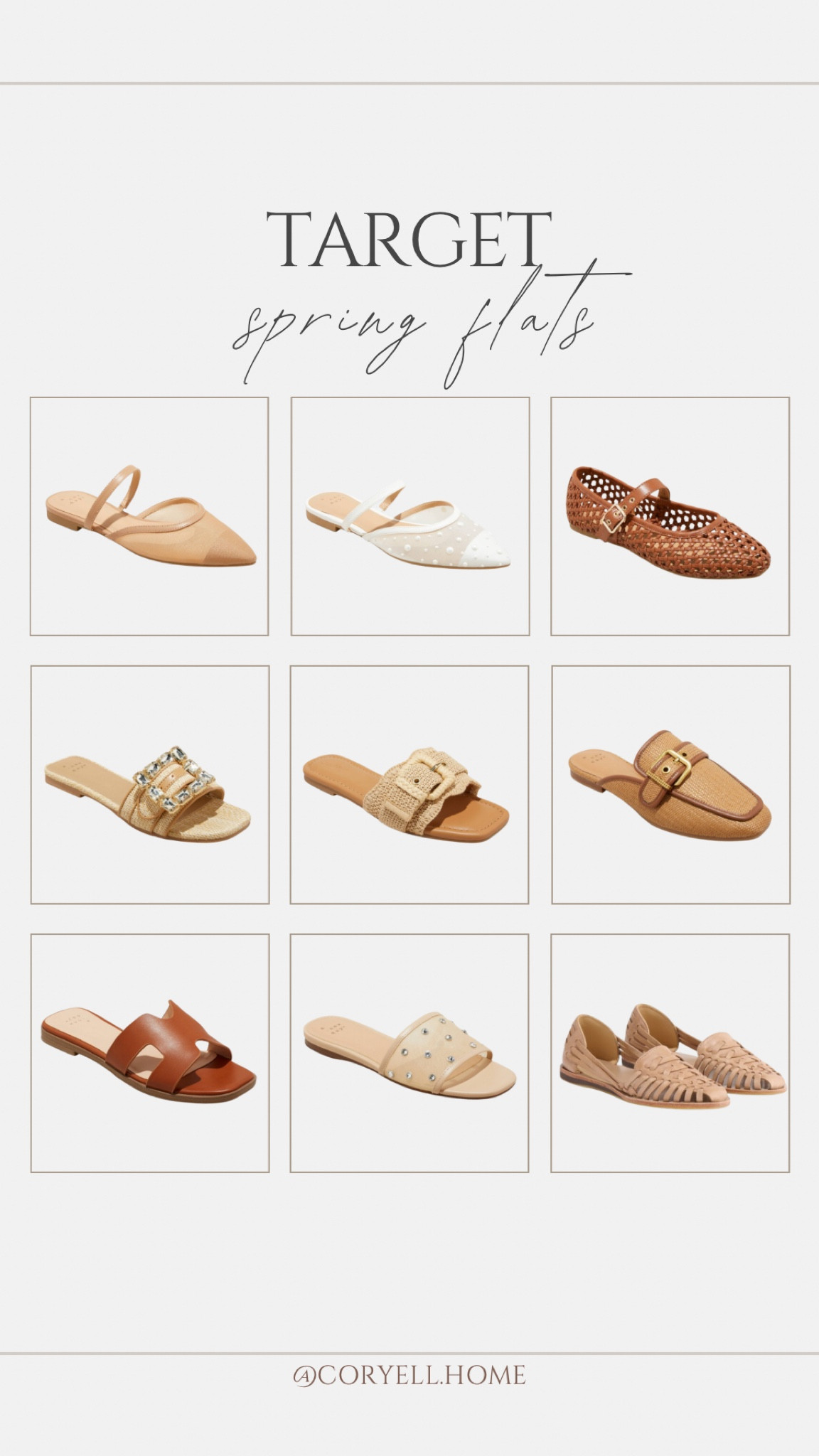 Spring flats and sandals I am loving that just launched at Target!!