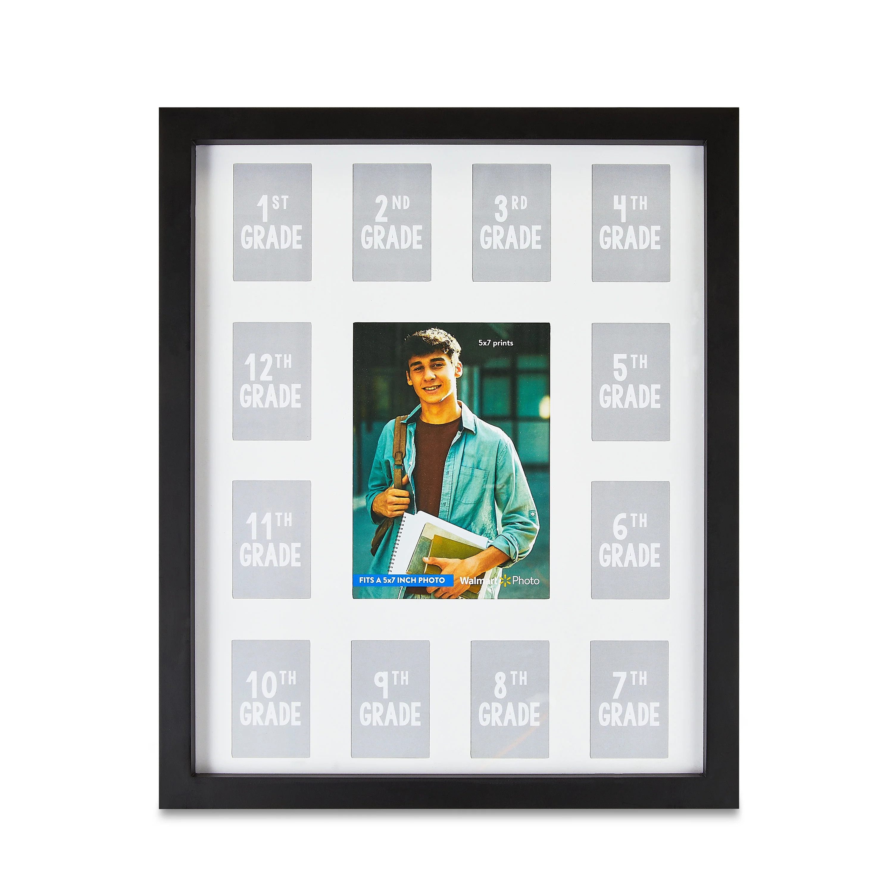 Graduation K-12th Grade Black Tabletop Picture Frame, 14.5 x 17.75 inch, photo size 4x6, by Way T... | Walmart (US)