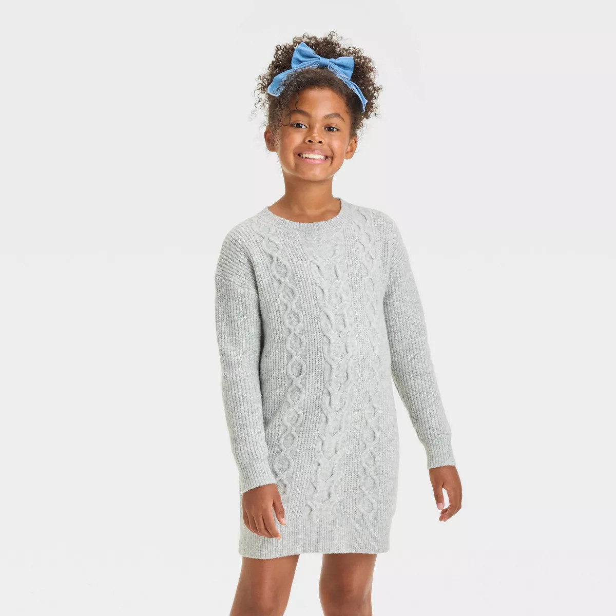 Girls' Long Sleeve Sweater Shift Dress - Cat & Jack™ | Target