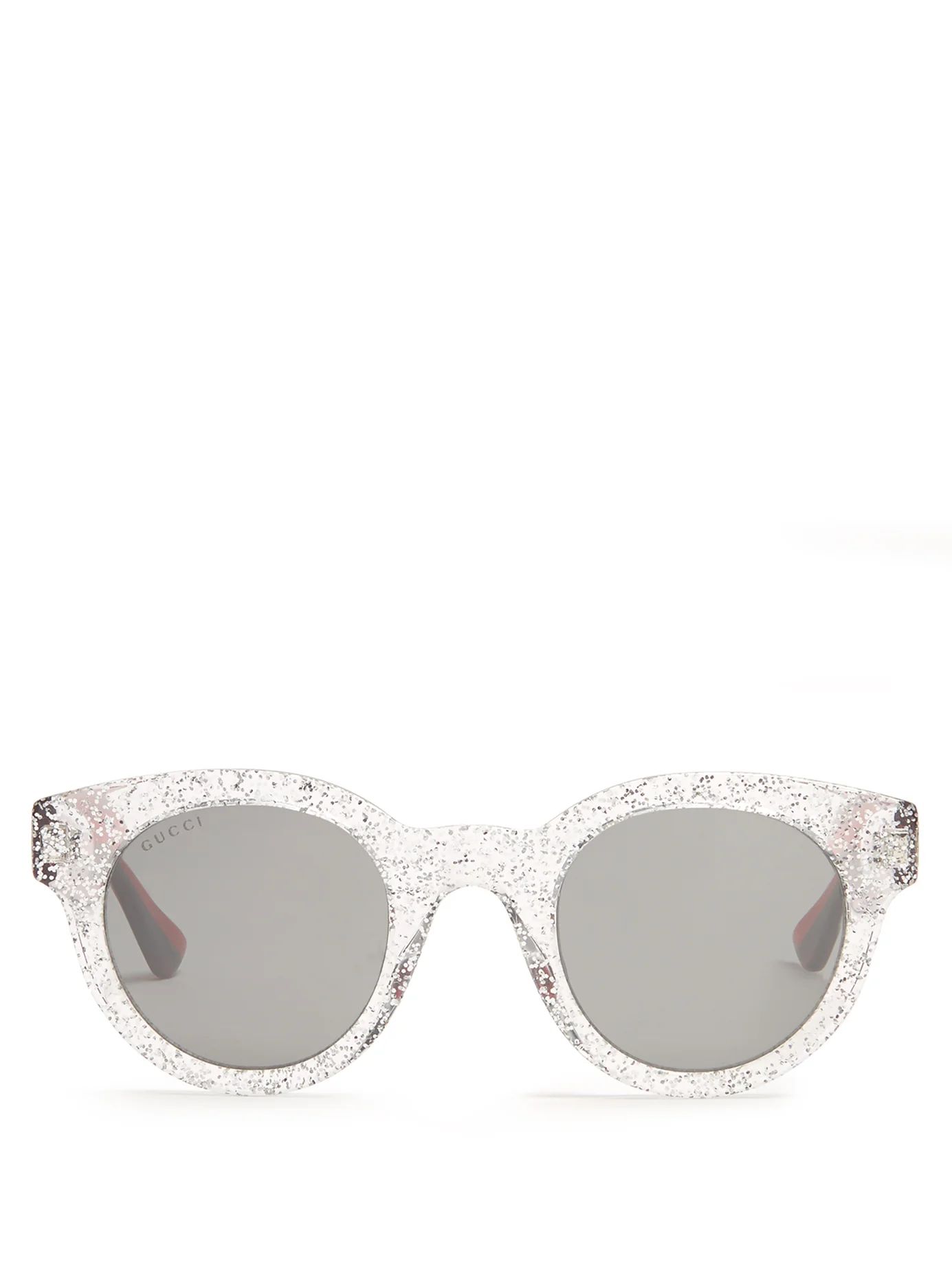 Glittered round-frame sunglasses | Matches (US)