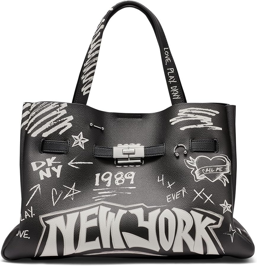 DKNY womens Bryar Large Slouchy Tote Bag | Amazon (US)