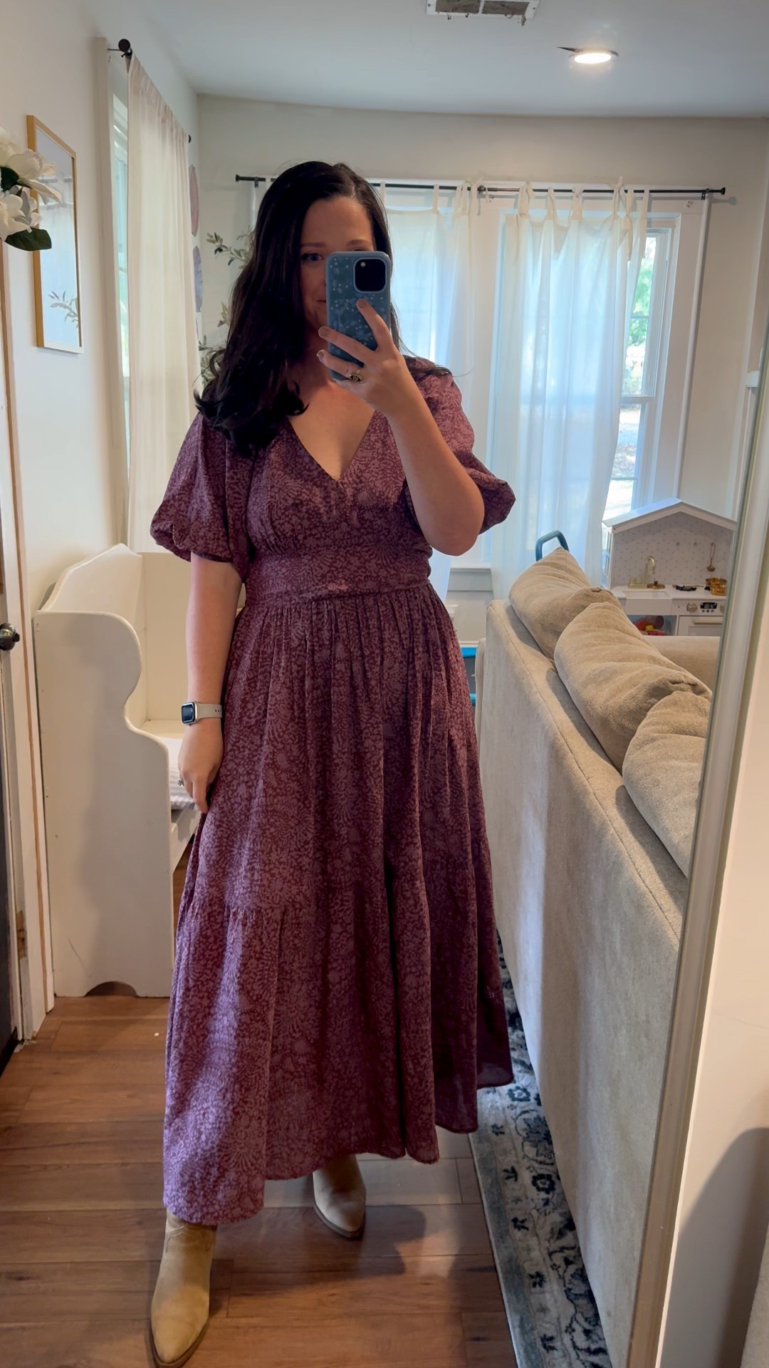 My favorite fall dress! Wore this for family photos today 