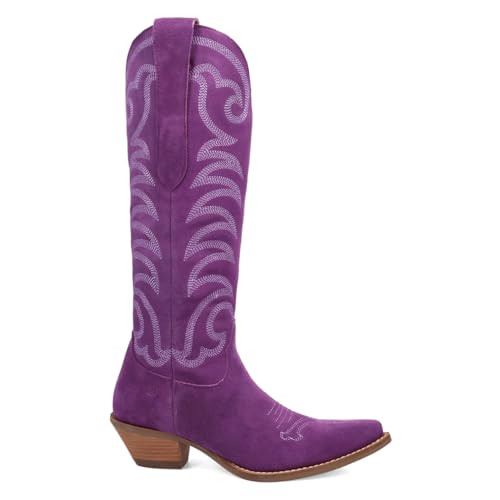 Dingo Women's Movin' On Leather Boot, Purple, 6 M | Amazon (US)