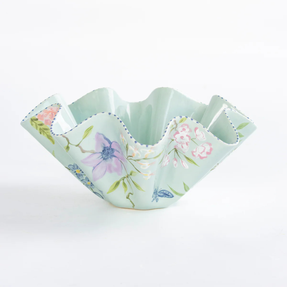 Desirie Southern Chinoiserie Wavy Bowl | Susan Gordon Pottery