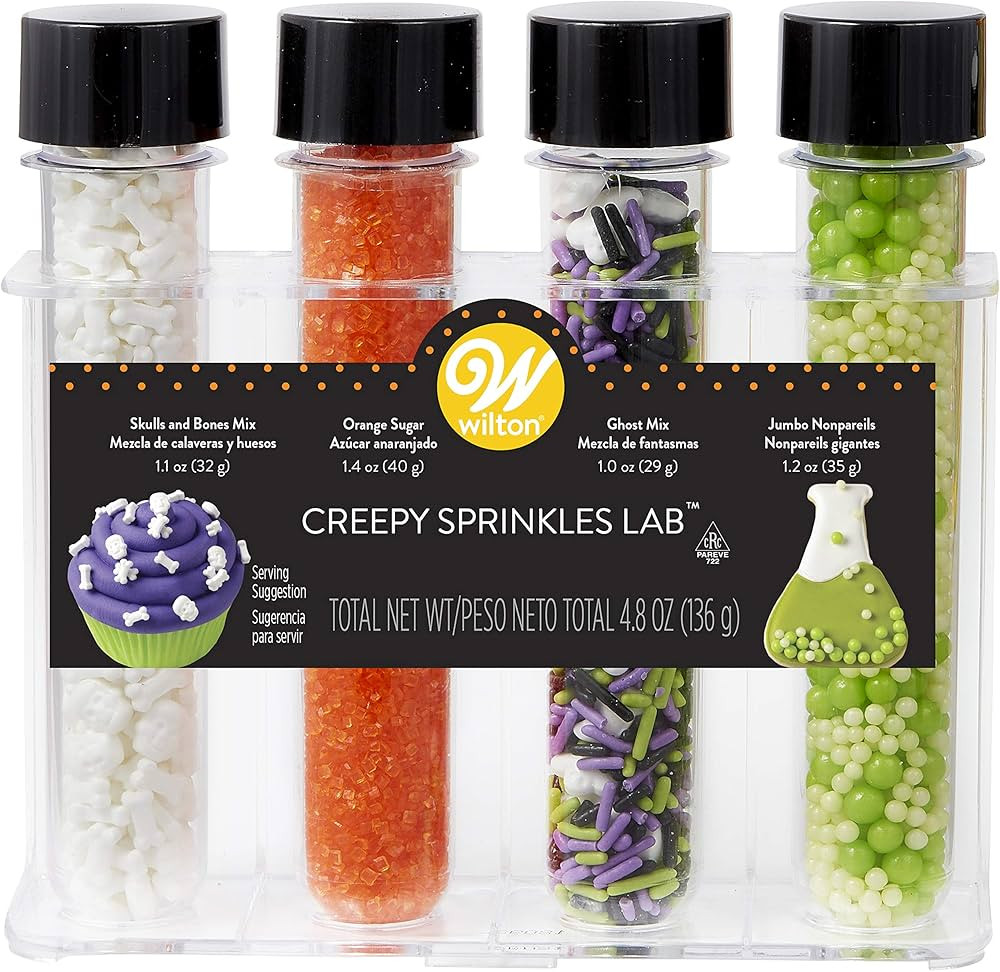 Wilton Sprinkles Test Tube Set 4/Pkg, Halloween | Amazon (US)
