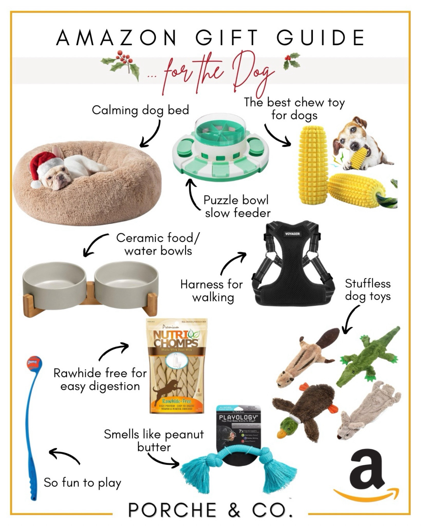 Amazon gift guide for the dog, gift ideas for dogs, gift guide for dogs, Amazon dog gifts 

#LTKSeasonal #LTKHoliday #LTKGiftGuide