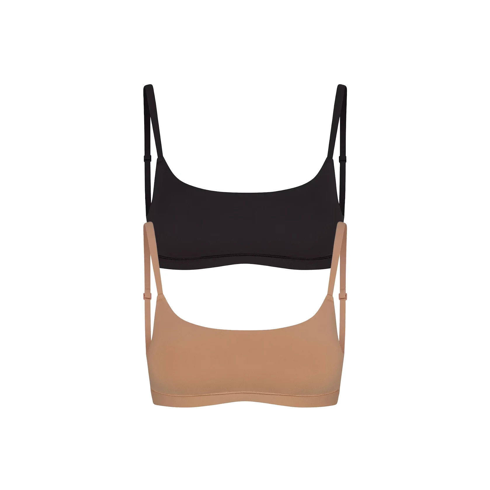 FITS EVERYBODY SCOOP BRALETTE 2-PACK | SIENNA AND ONYX | SKIMS | SKIMS (US)