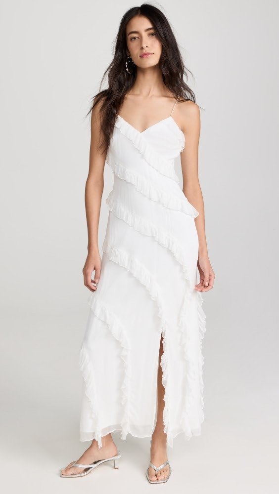 AMUR Chara Ruffle Evening Gown | Shopbop | Shopbop