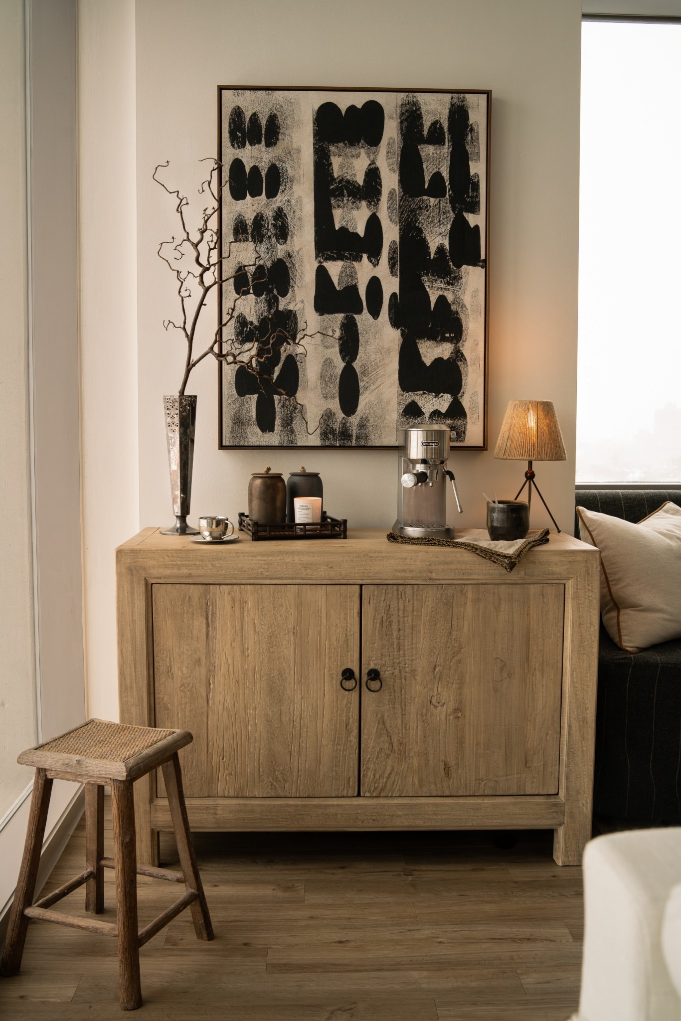 My new coffee bar! Some of the items are vintage, but linkable pieces below. I love the mix of old and new with reclaimed wood and chrome  

#LTKHome #LTKSeasonal #LTKMens