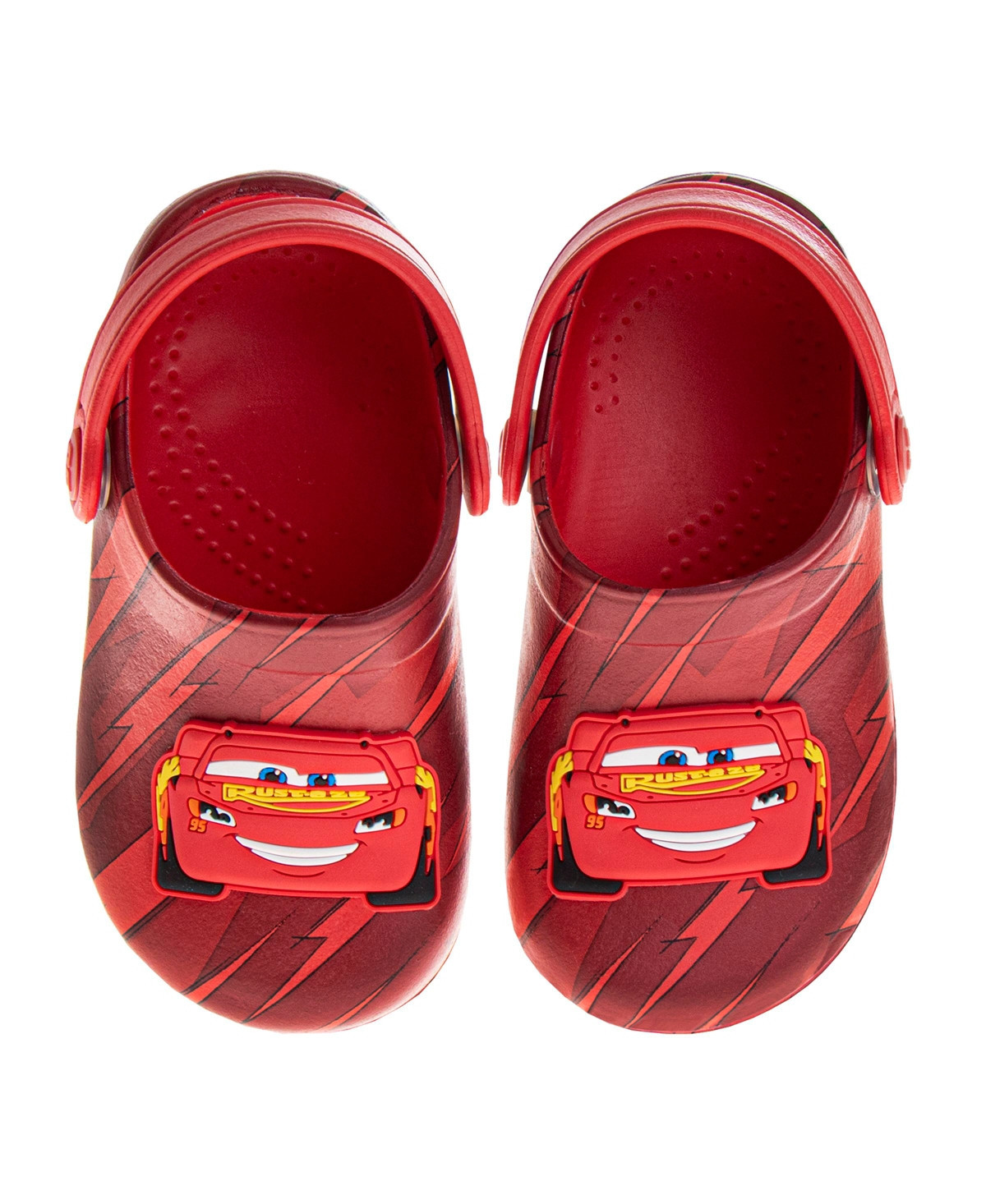Disney Toddler Boys Cars Lightning McQueen Slip On Clogs - Red | Macy's