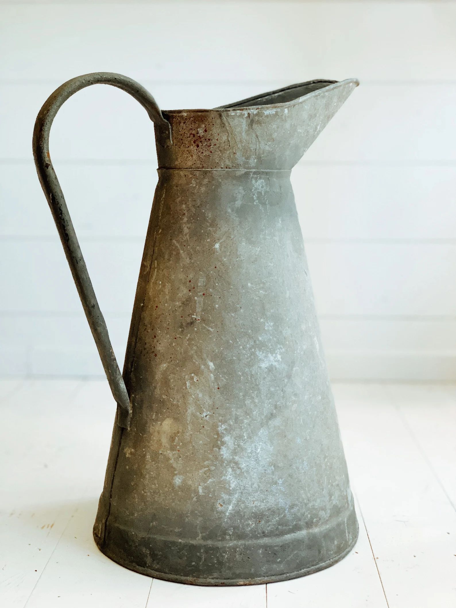 Vintage French Galvanized Pitcher | Etsy | Etsy (US)