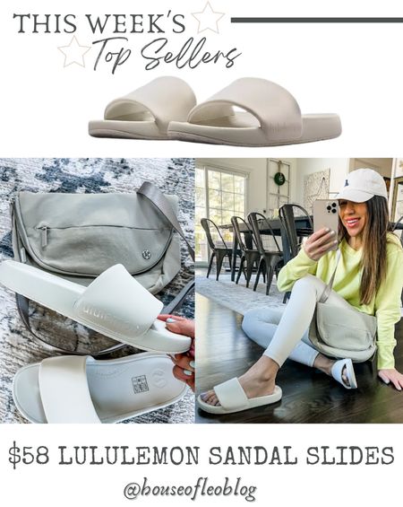 Lululemon sandals, slides, sandals, Lululemon 

Run tts 

#LTKunder100 #LTKshoecrush