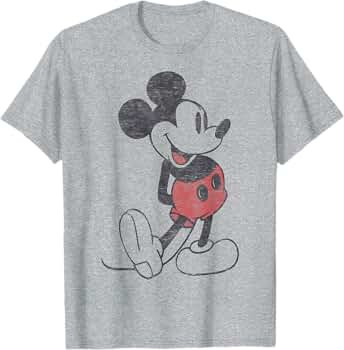 Disney Mickey & Friends Mickey Mouse Vintage Portrait T-Shirt | Amazon (US)