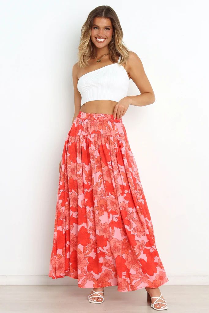Brentwood Skirt - Pink Floral | Petal & Pup (US)