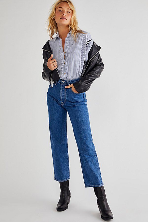 Levi's Ribcage Jeans at Free People Denim | Free People (Global - UK&FR Excluded)